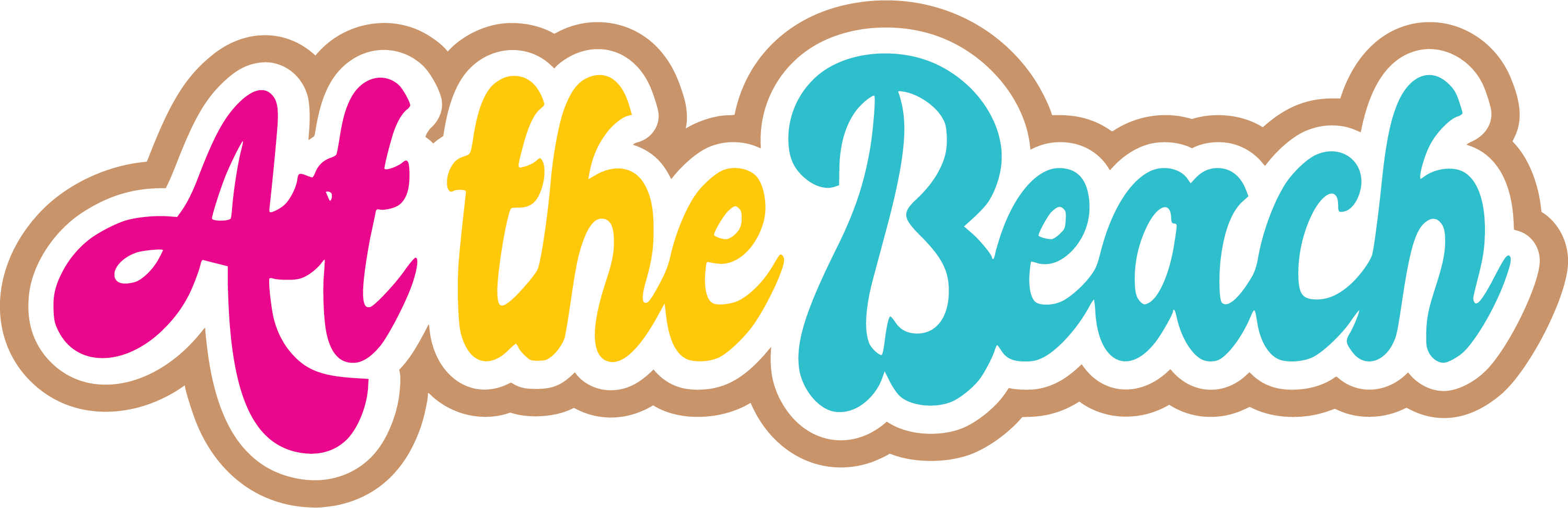 At the Beach - Digital Cut File - SVG - INSTANT DOWNLOAD