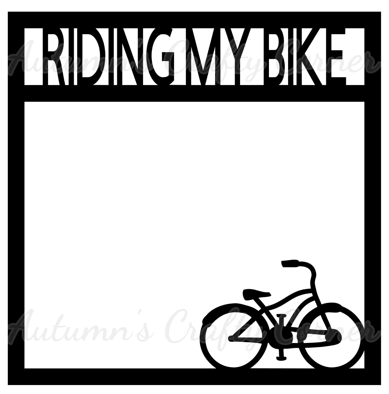 riding my bicycle