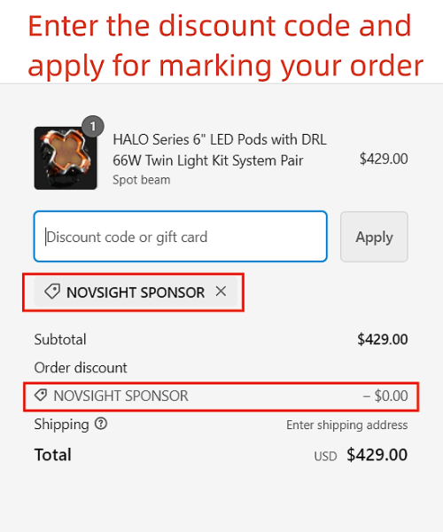 Novsight-Rückerstattungssponsor