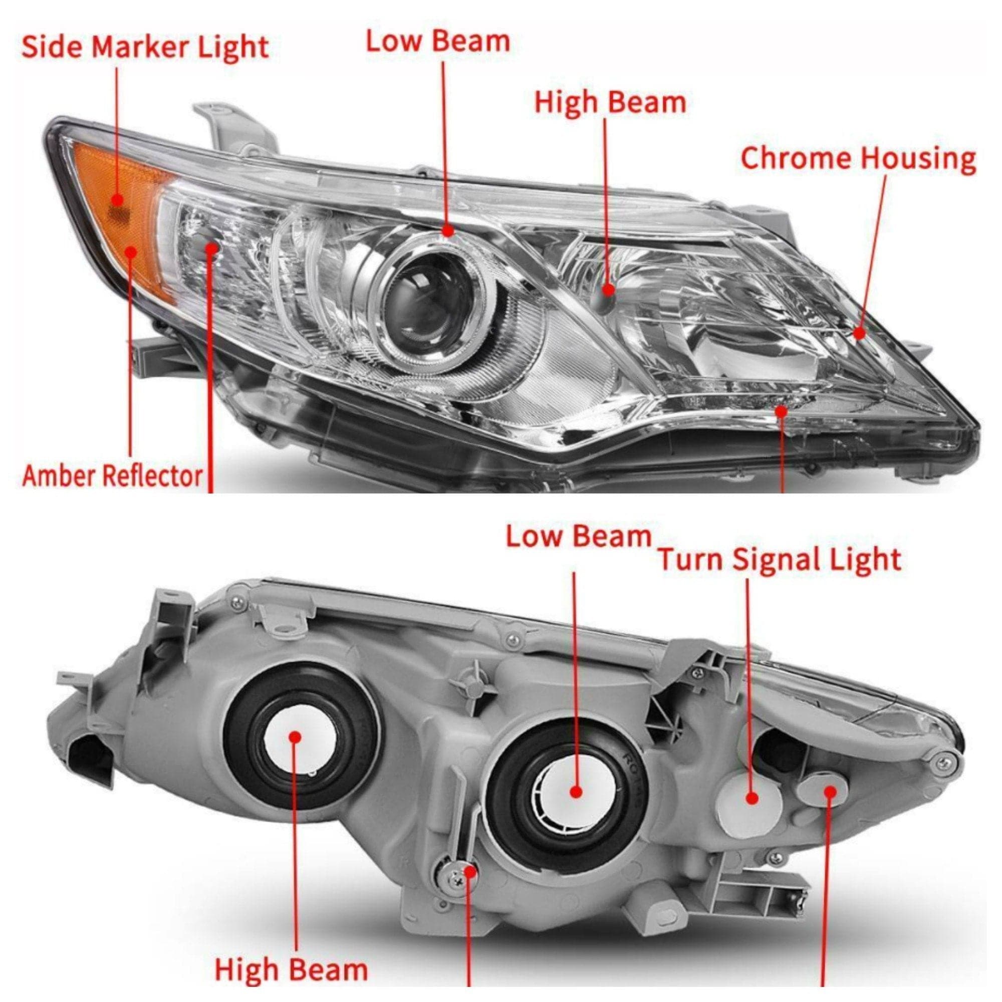 toyota camry 2010 headlight bulb