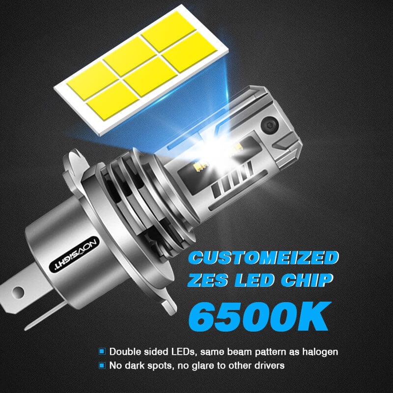 h4 9003 headlight bulb