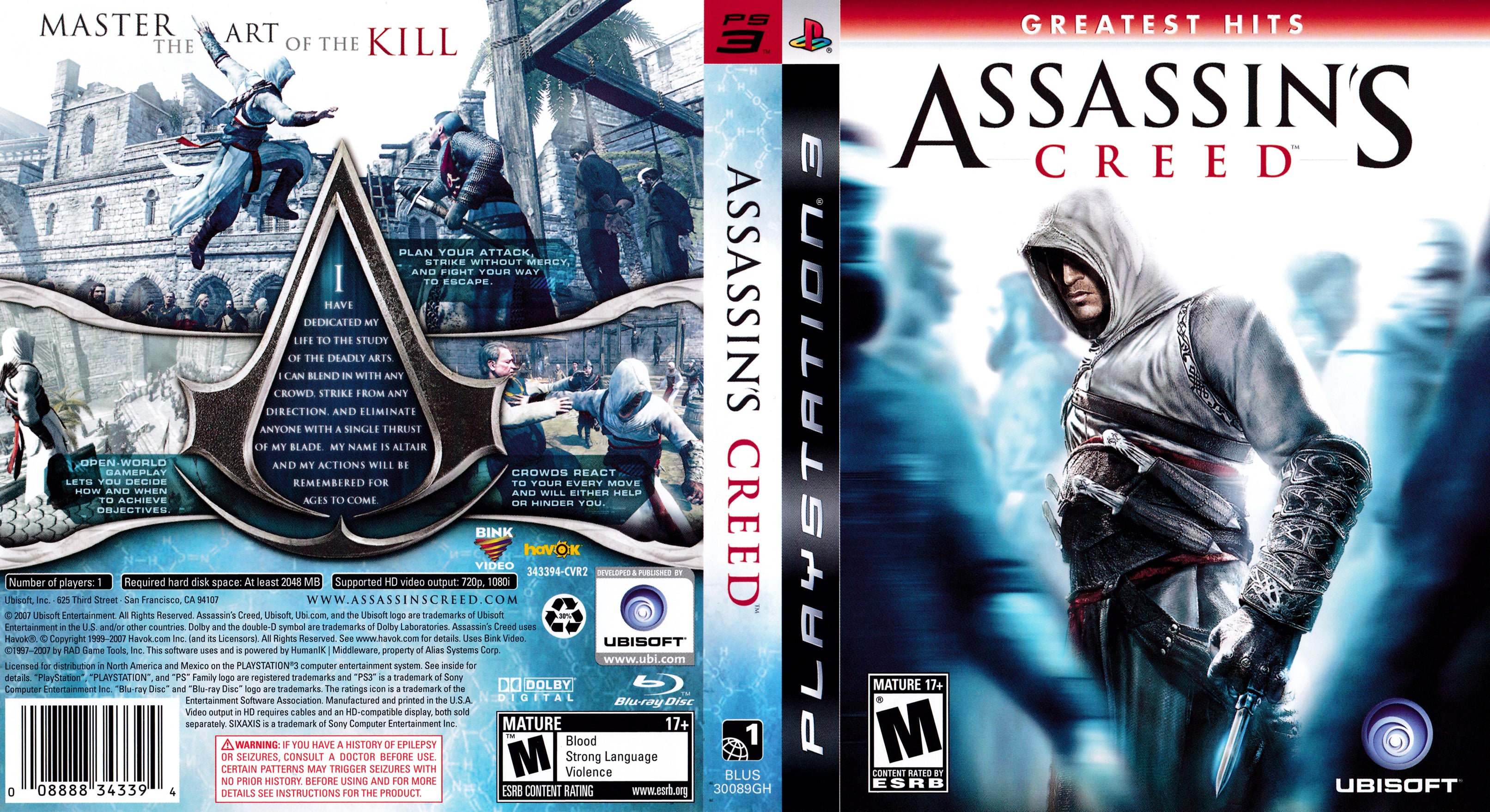 niebla boxeo Bendecir Assassin's Creed PS3 | Clarkade