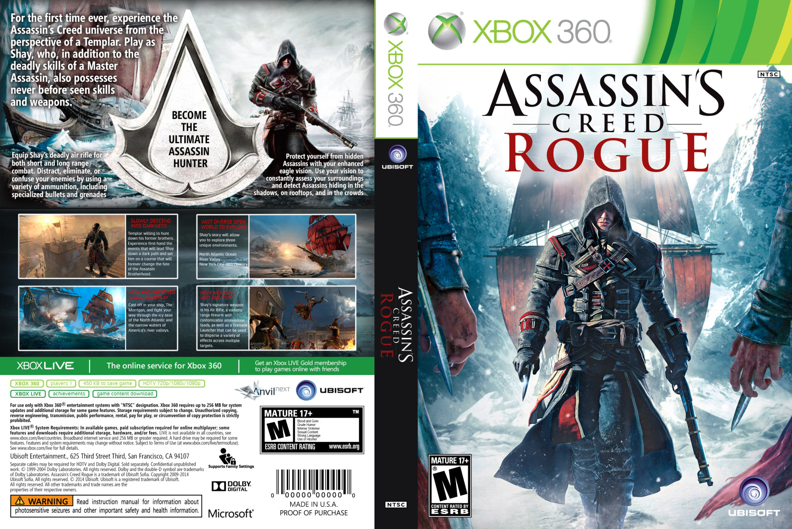assassins creed rogue xbox one