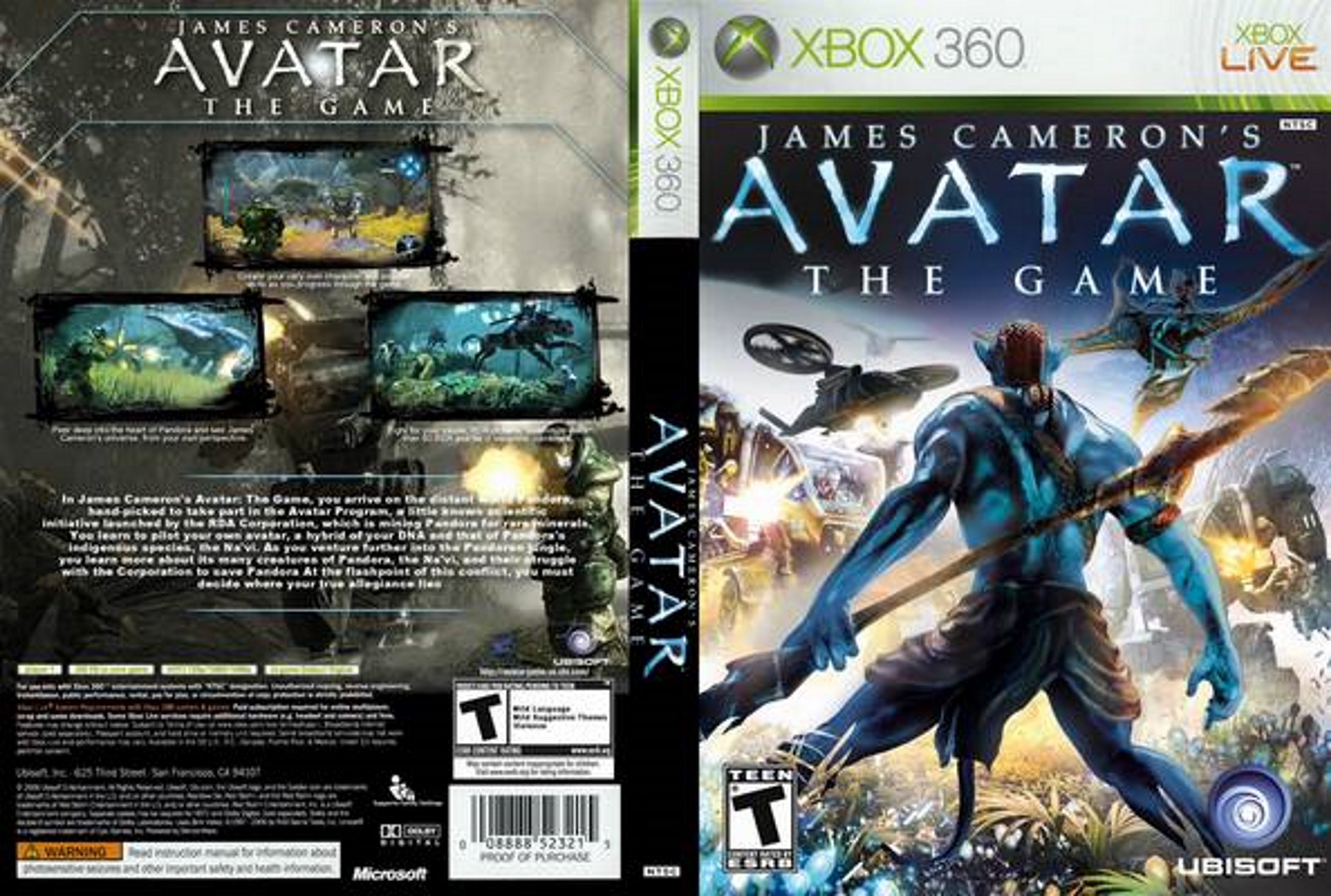 avatar video game xbox