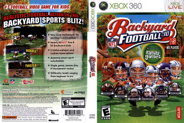 Backyard Football 2010 Xbox 360 Clarkade