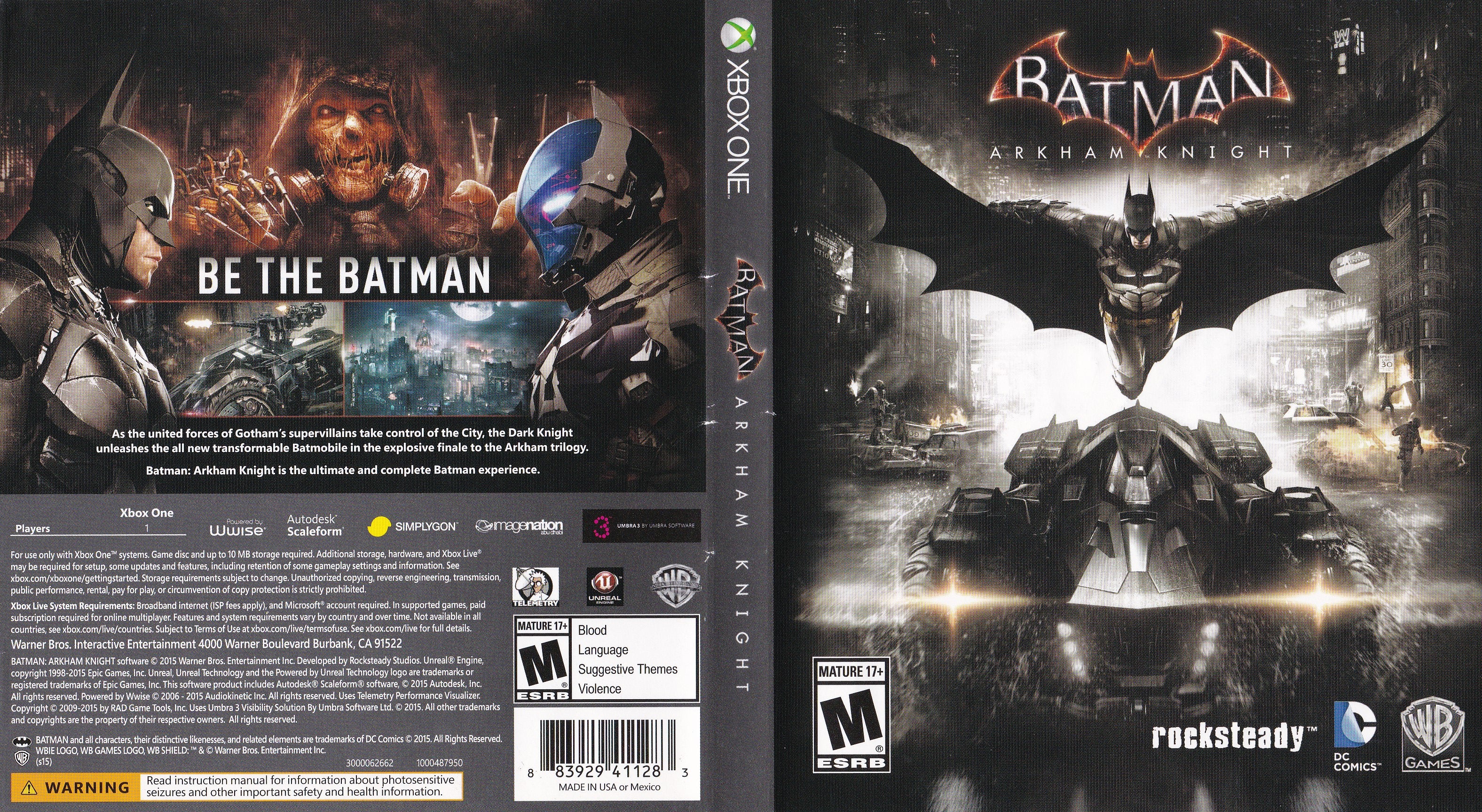 Batman Arkham Knight Xbox One | Clarkade