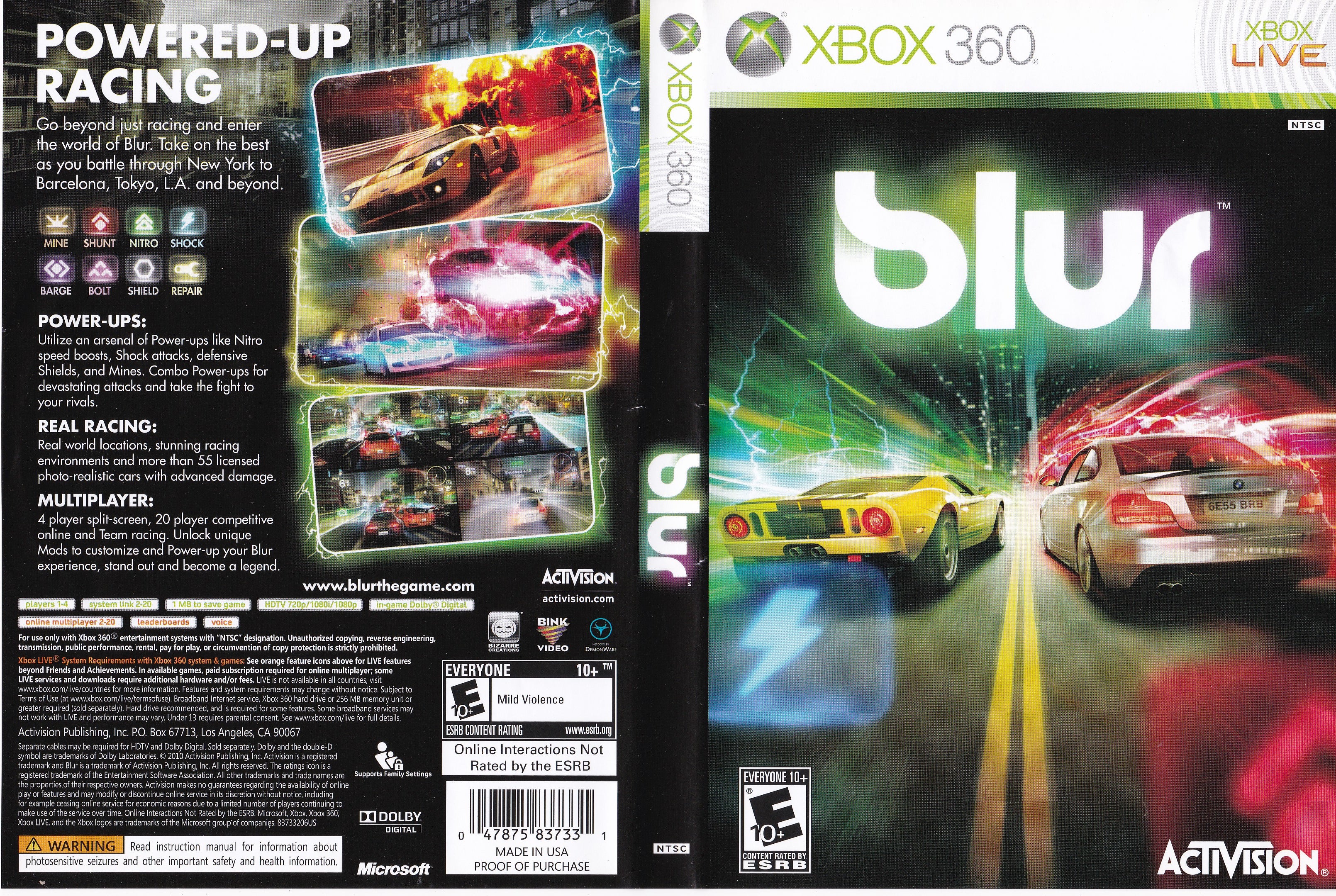 Blur Xbox 360 | Clarkade