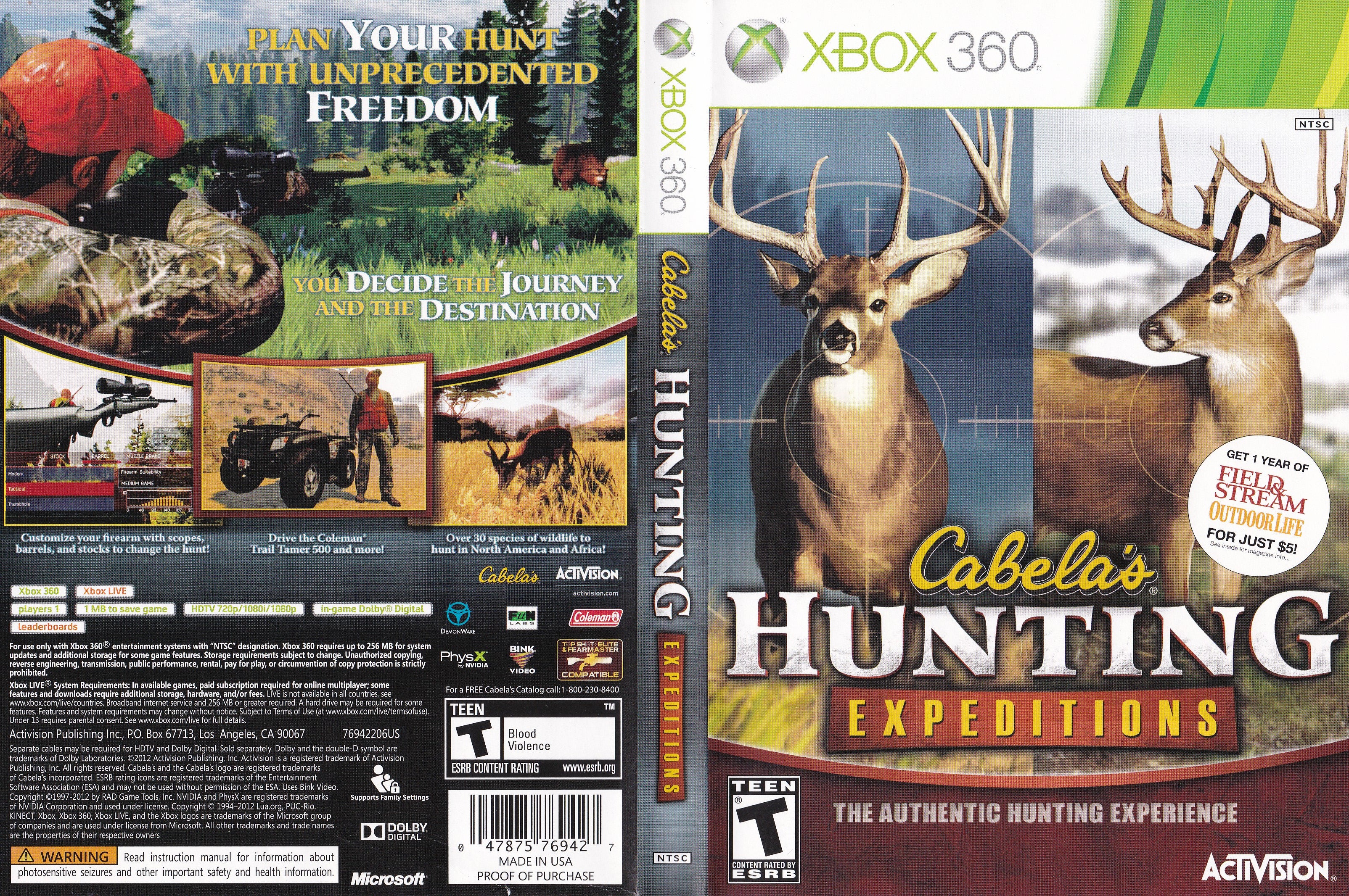 deer hunter xbox 360
