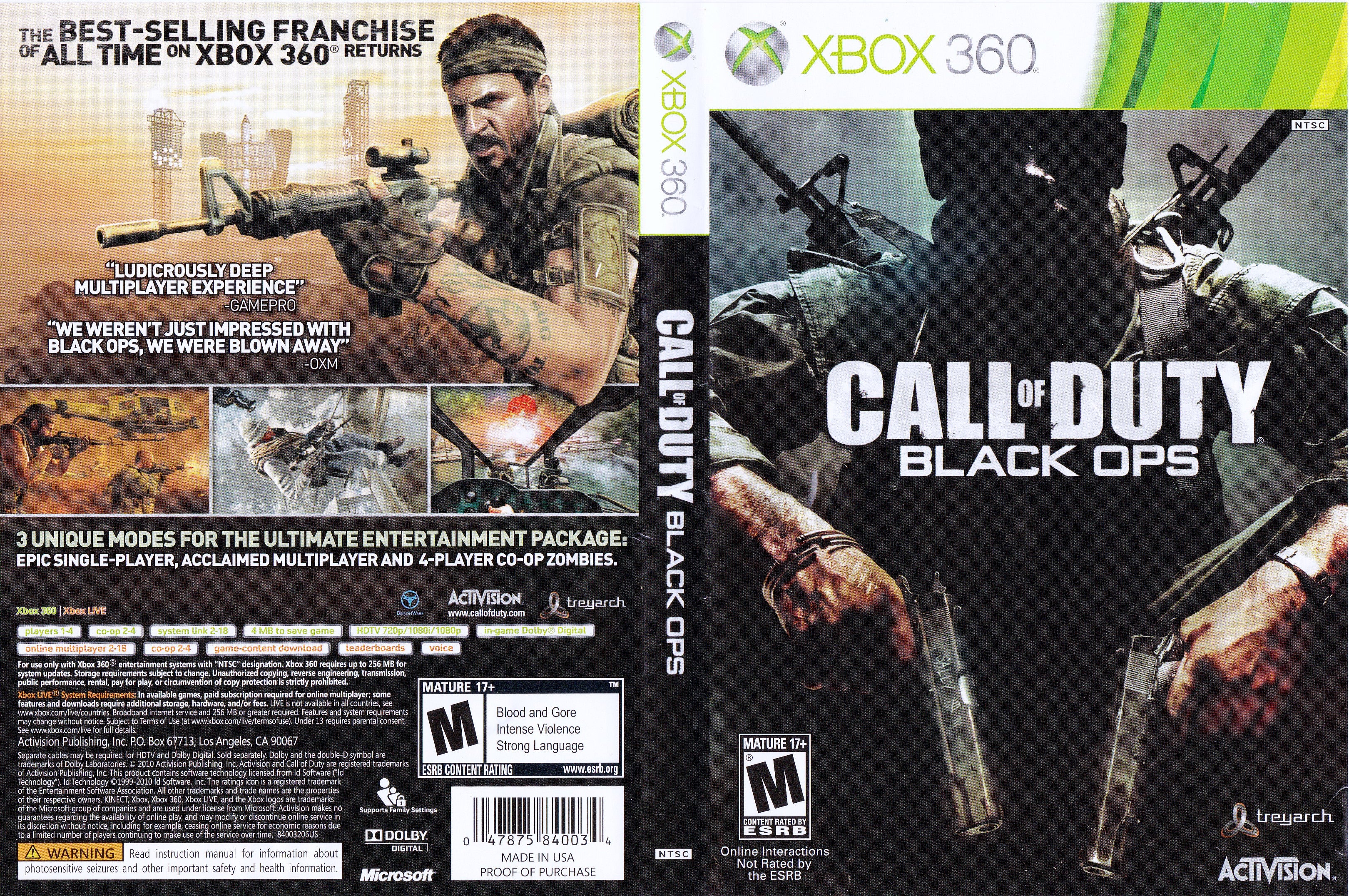 call of duty black ops xbox 360