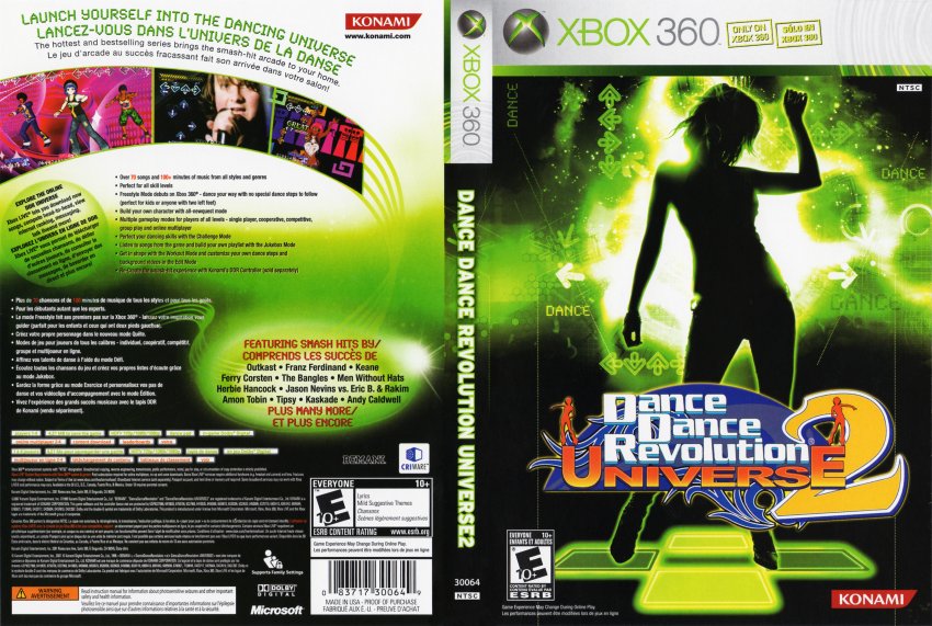 dance dance revolution xbox 360