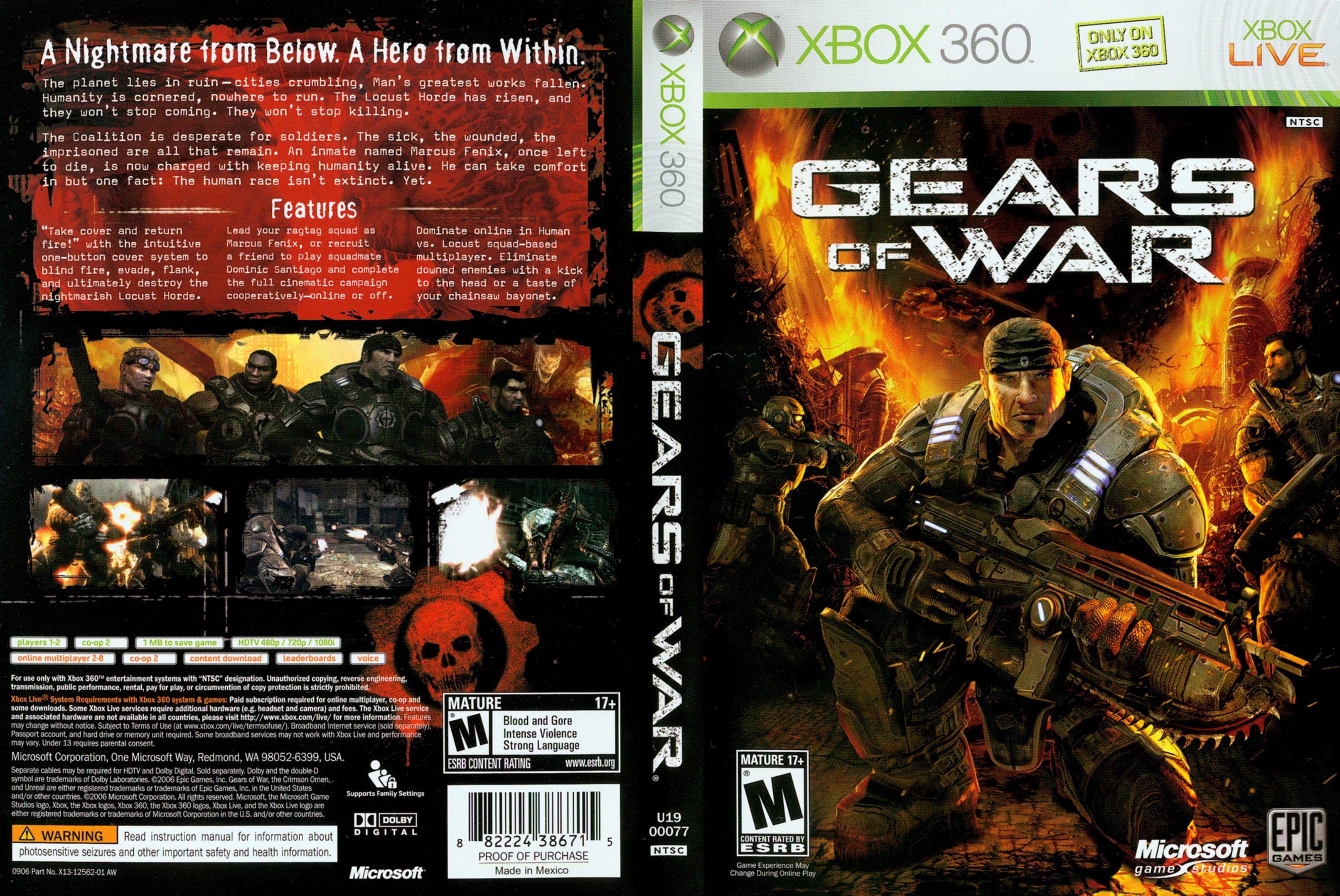 Gears of War Xbox 360 | Clarkade