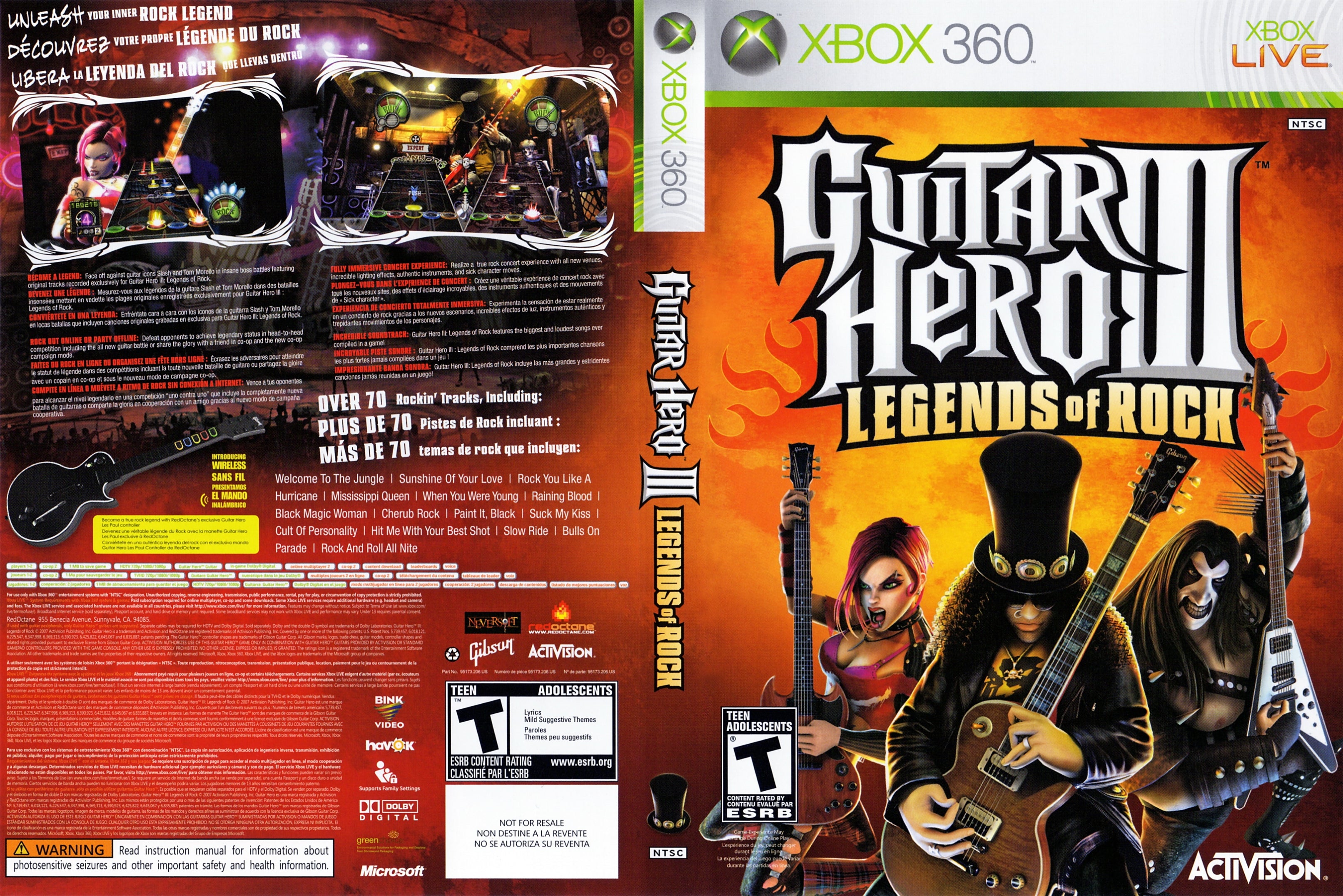 xbox guitar hero 3