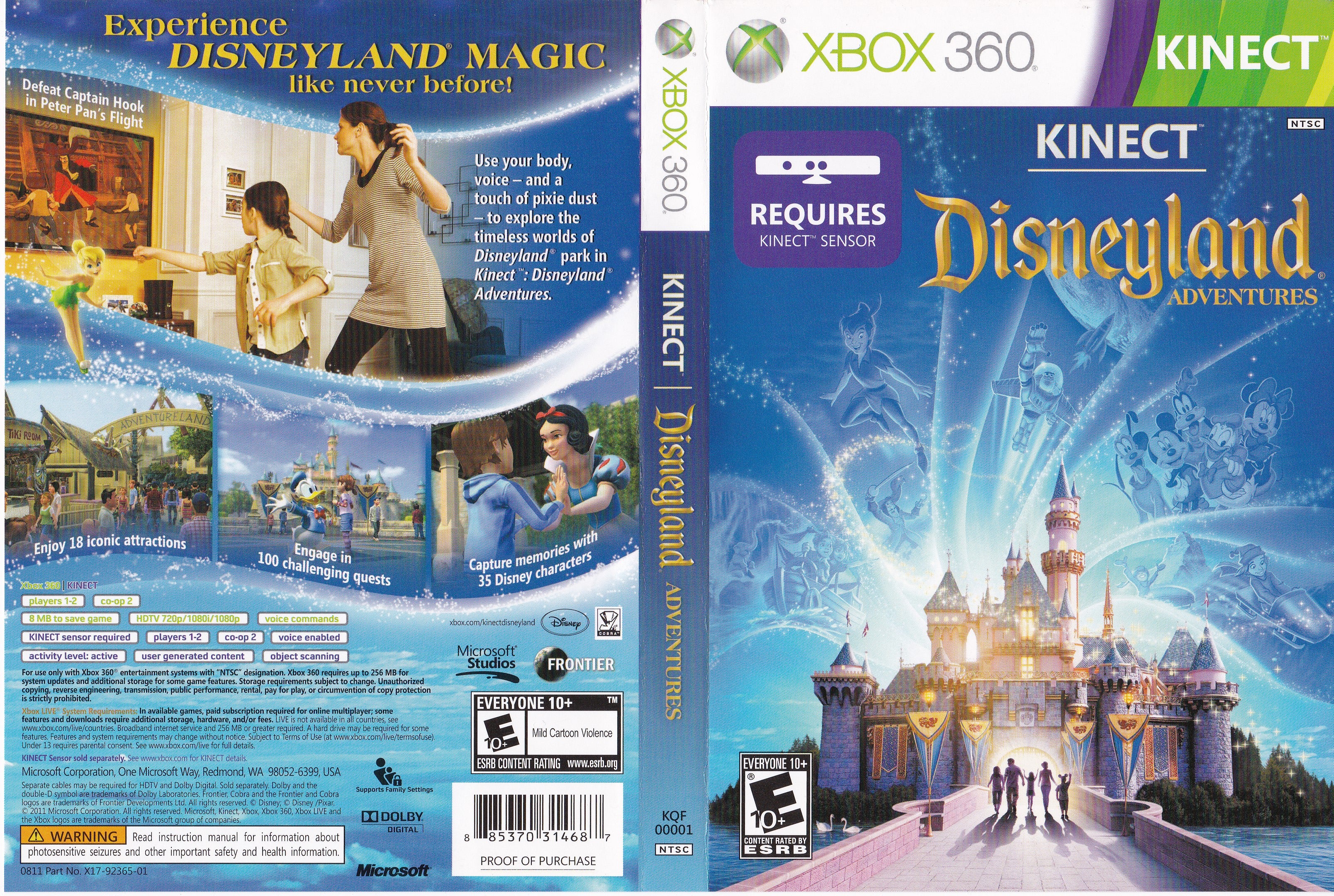 kinect disneyland adventures xbox one