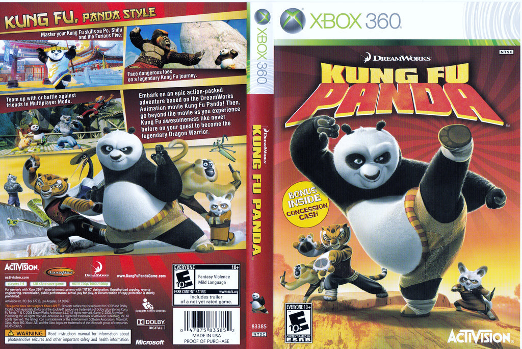 all cheats for kung fu panda xbox 360