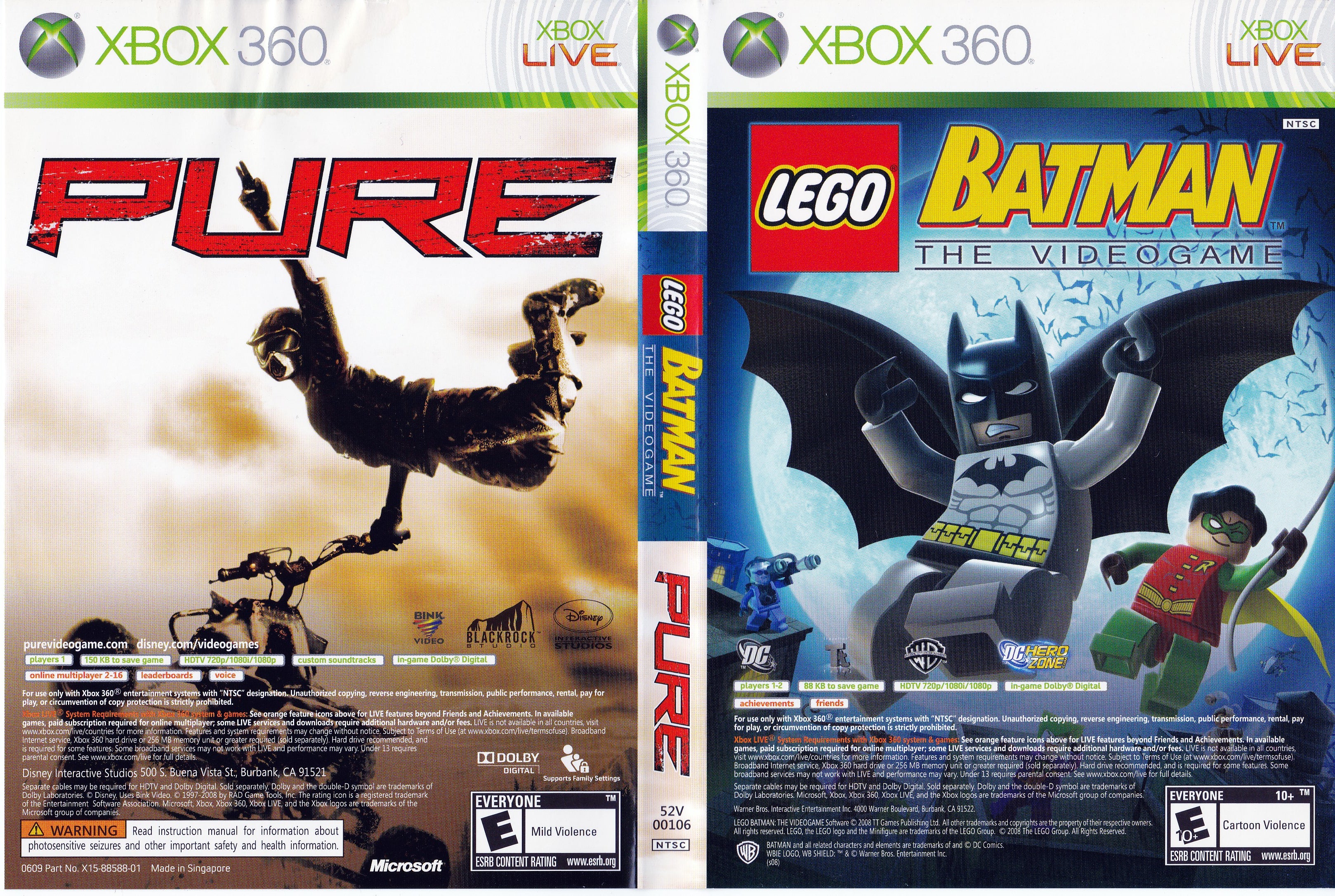 Batman xbox. Pure + LEGO Batman (Xbox 360). Диск Xbox 360 Pure LEGO Batman. LEGO Batman the videogame Xbox 360 обложка. Лего Бэтмен хвох 360.