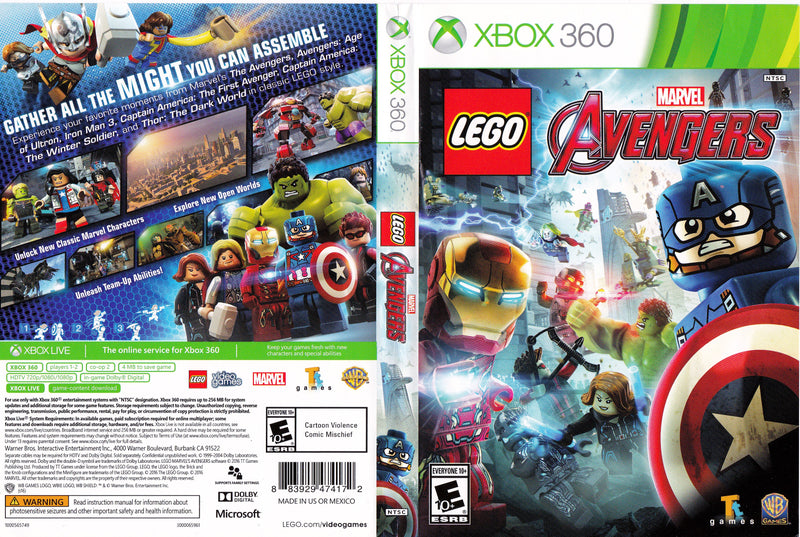 Juegos De Lego Marvel Para Xbox 360 Comprar Lego Marvel Collection