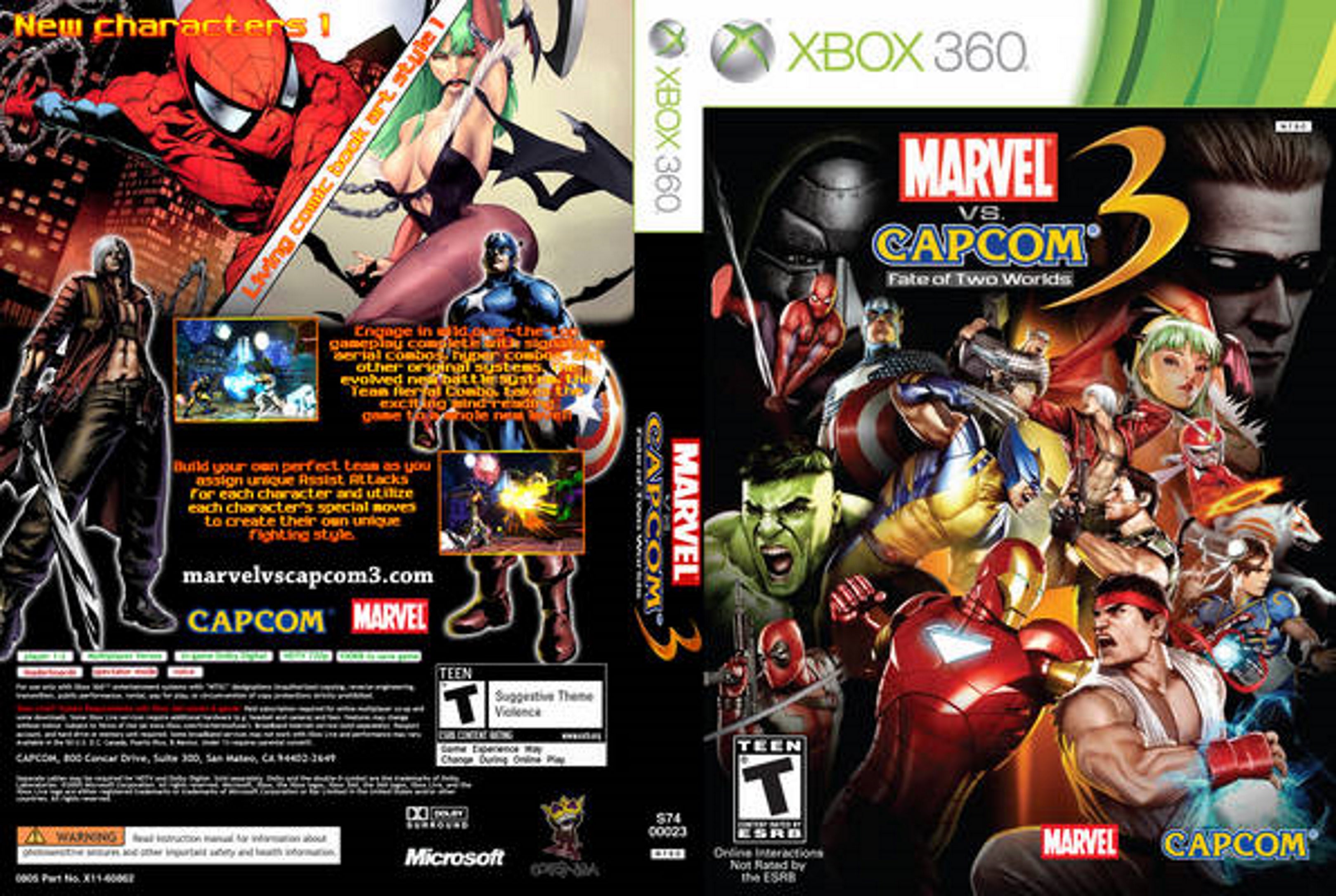 marvel vs capcom 3 fate of two worlds