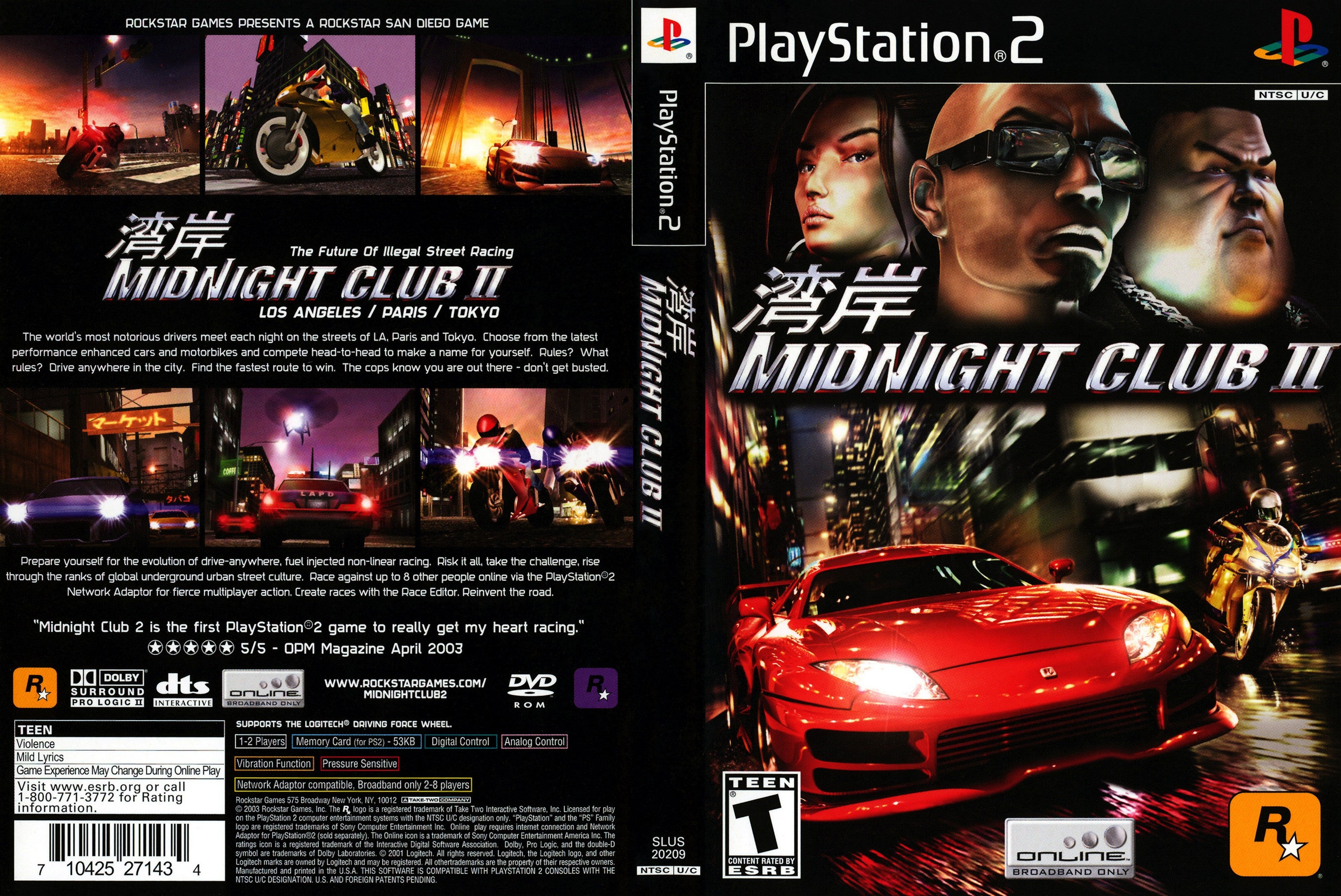 Midnight Club II C BL PS2 | Clarkade