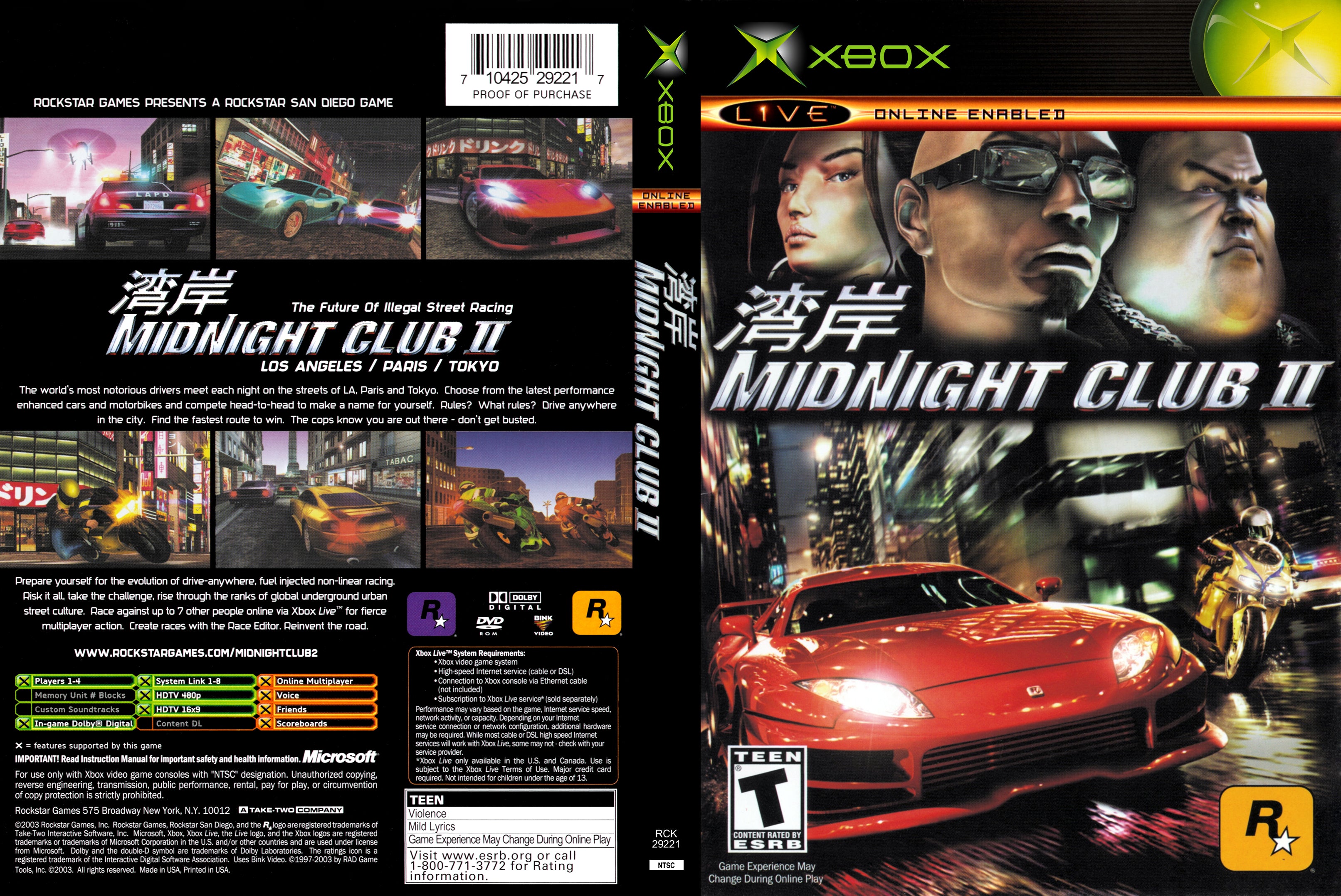 Midnight Club II N Xbox | Clarkade