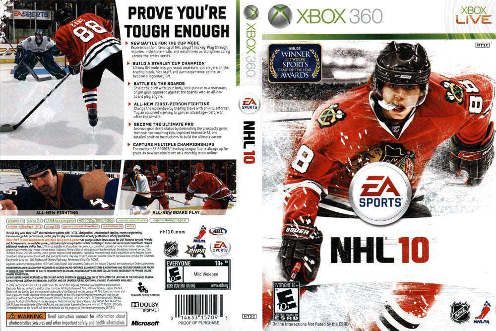 NHL 10 Xbox 360 | Clarkade