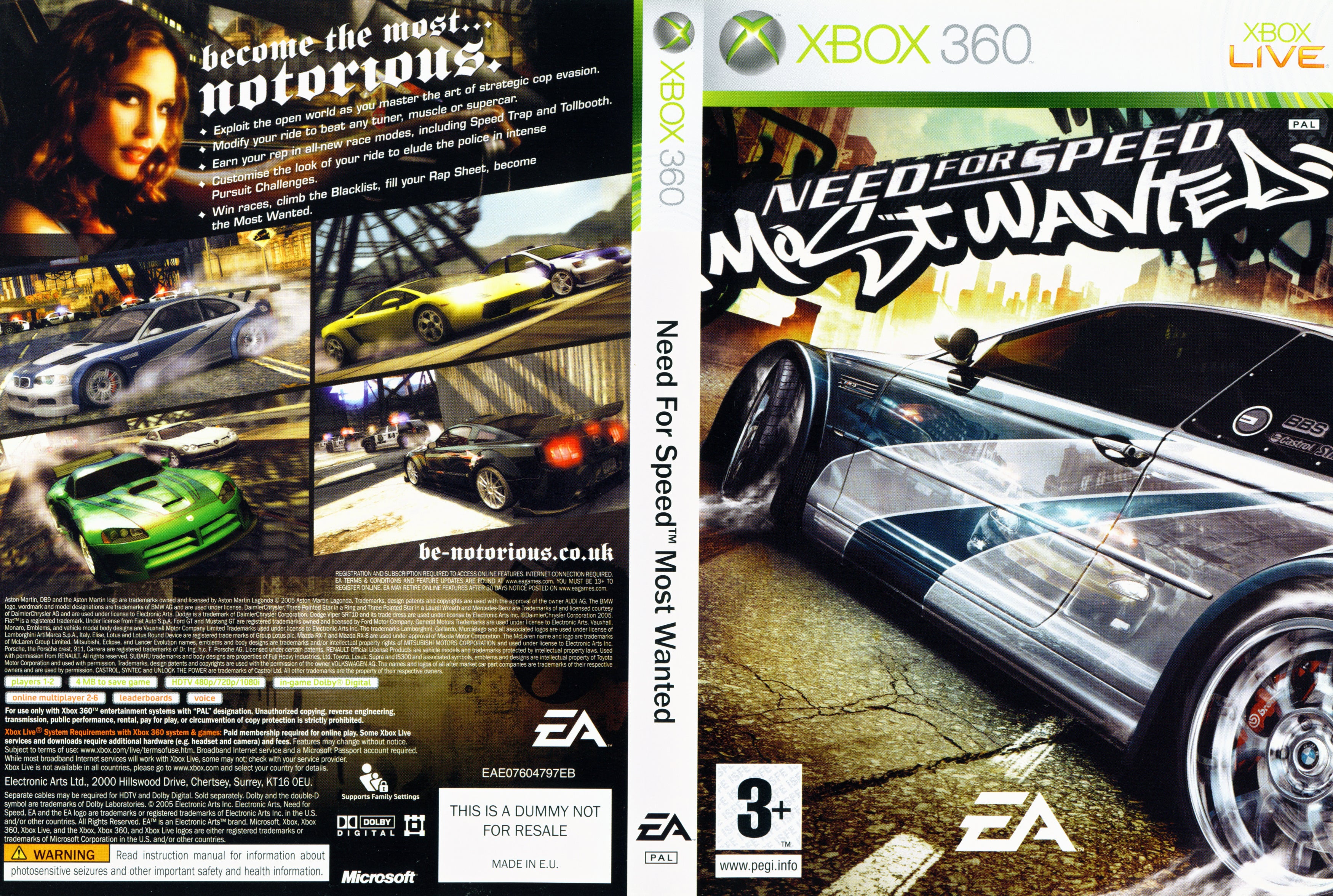 need for speed most wanted xbox 1