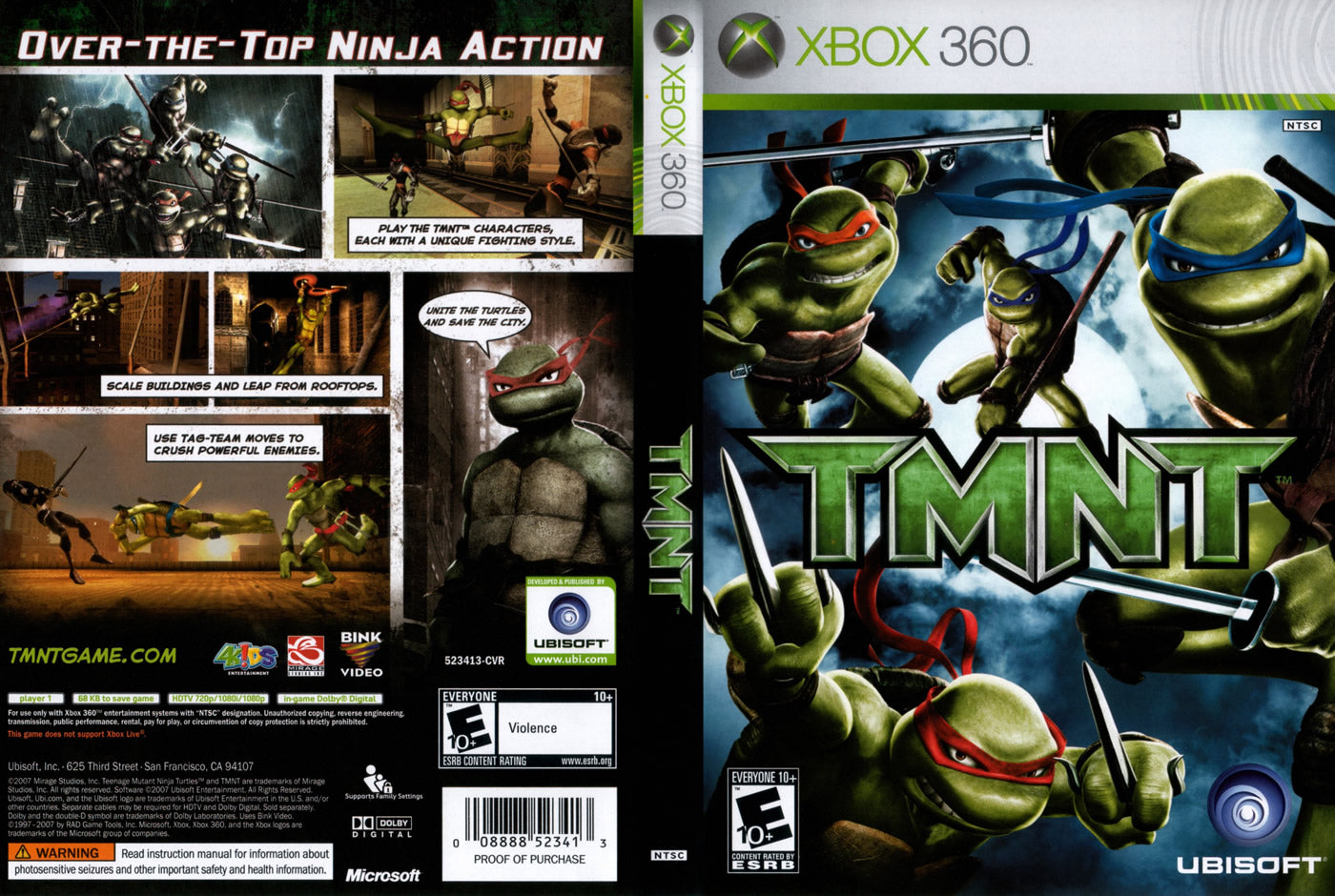 xbox 360 tmnt