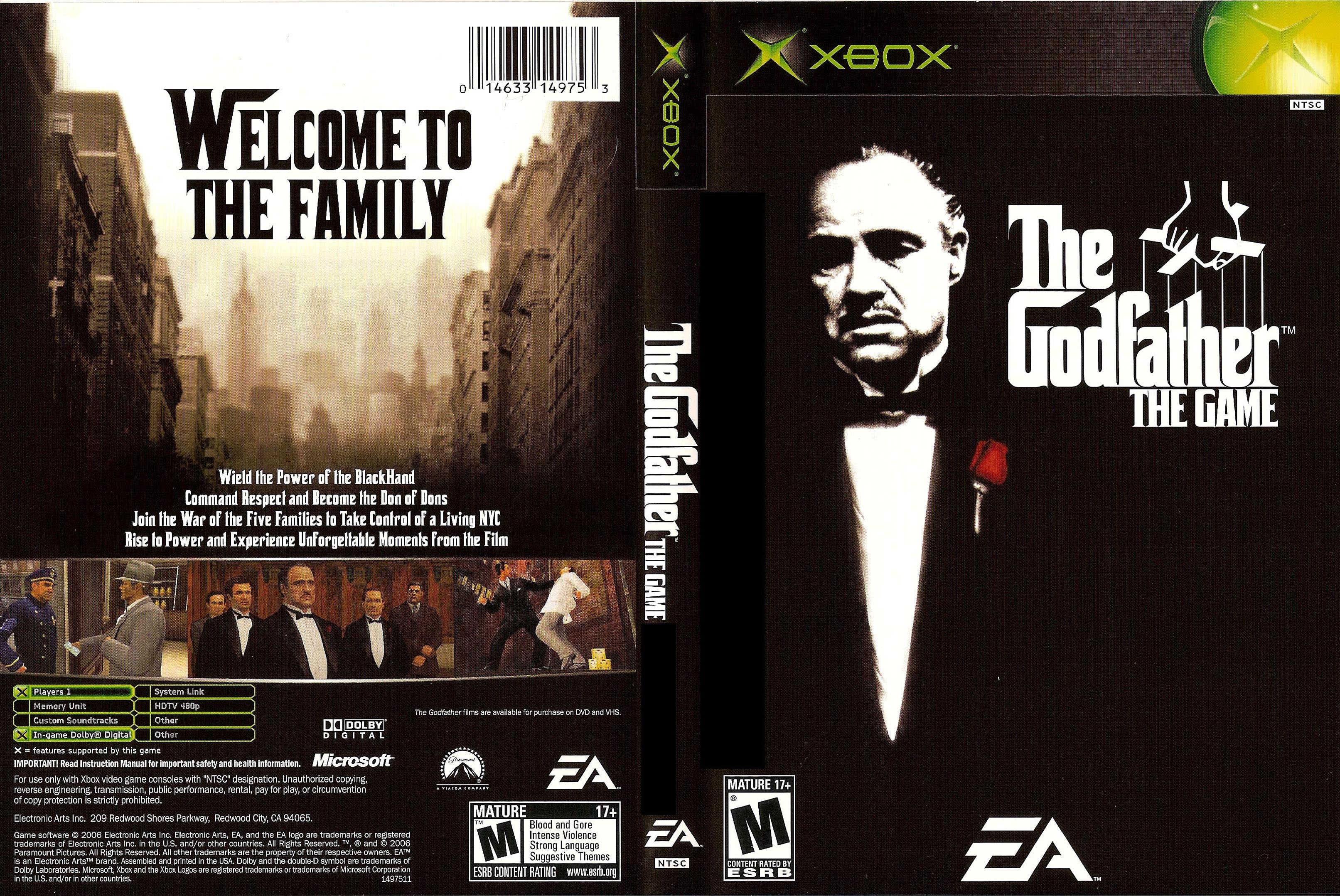 The Godfather The C Xbox | Clarkade