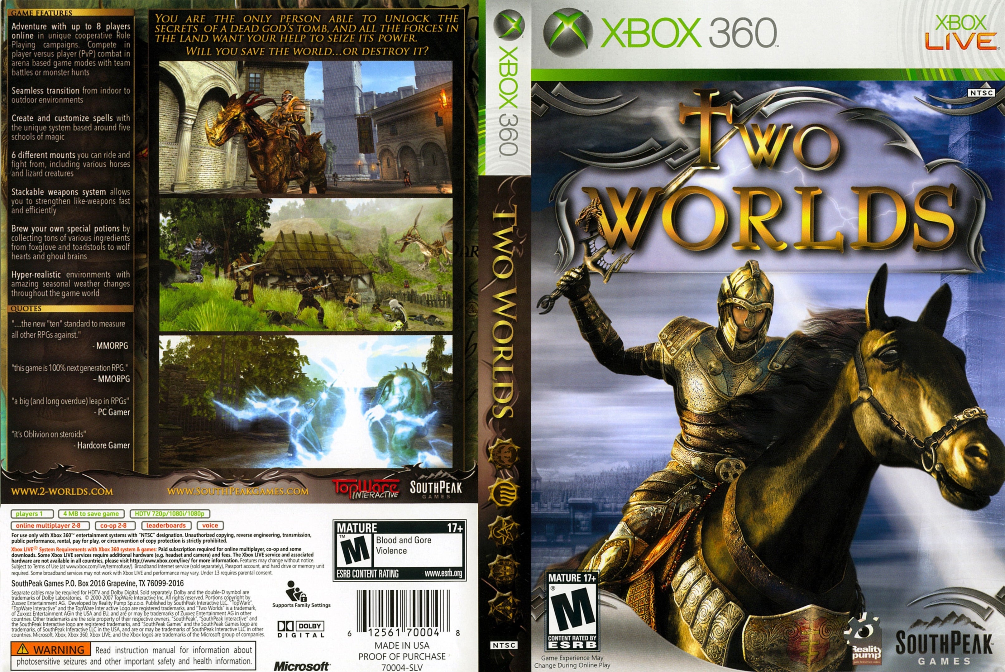 two worlds xbox 360