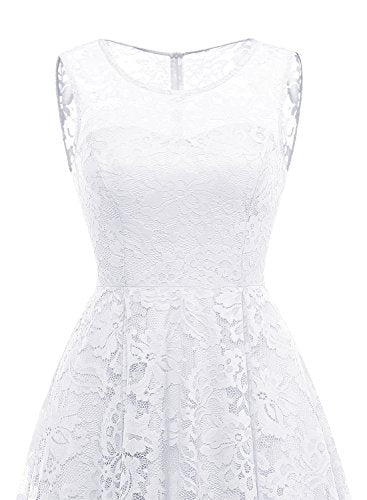 MUADRESS Women's Vintage Floral Lace Sleeveless Hi-Lo Cocktail Formal –  CharlyLifeStyle