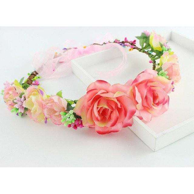 boho flower headband