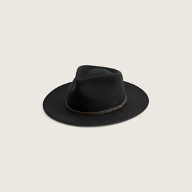 Calloway Ash - Wide Brim Fedora Grey Hat | Will & Bear