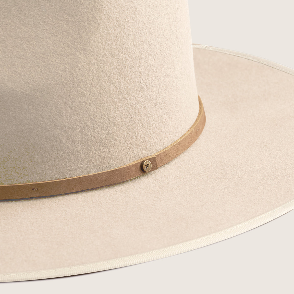 Andy Cream | White Felt Sun Hat