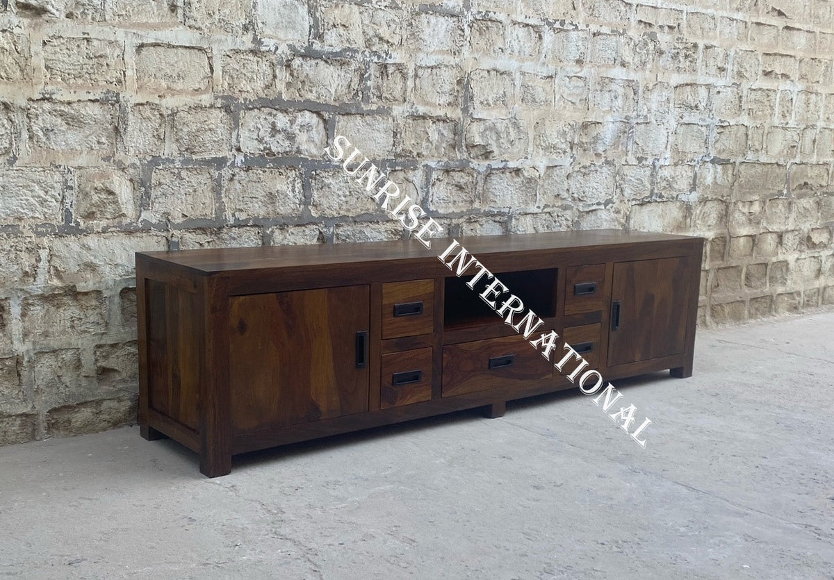 TV cabinet - Buy wooden TV stand online at low price in sheesham ...