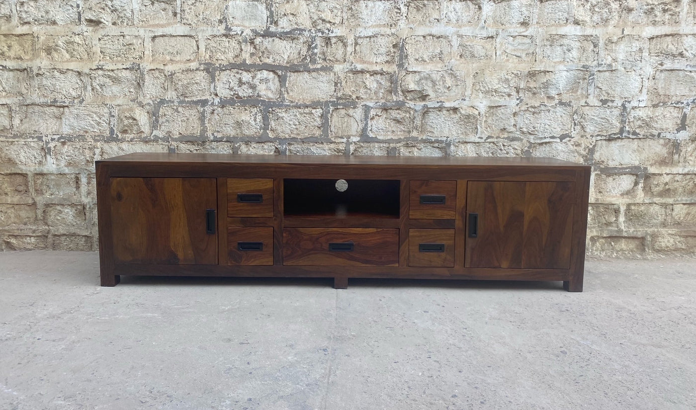 TV cabinet - Buy wooden TV stand online at low price in sheesham ...