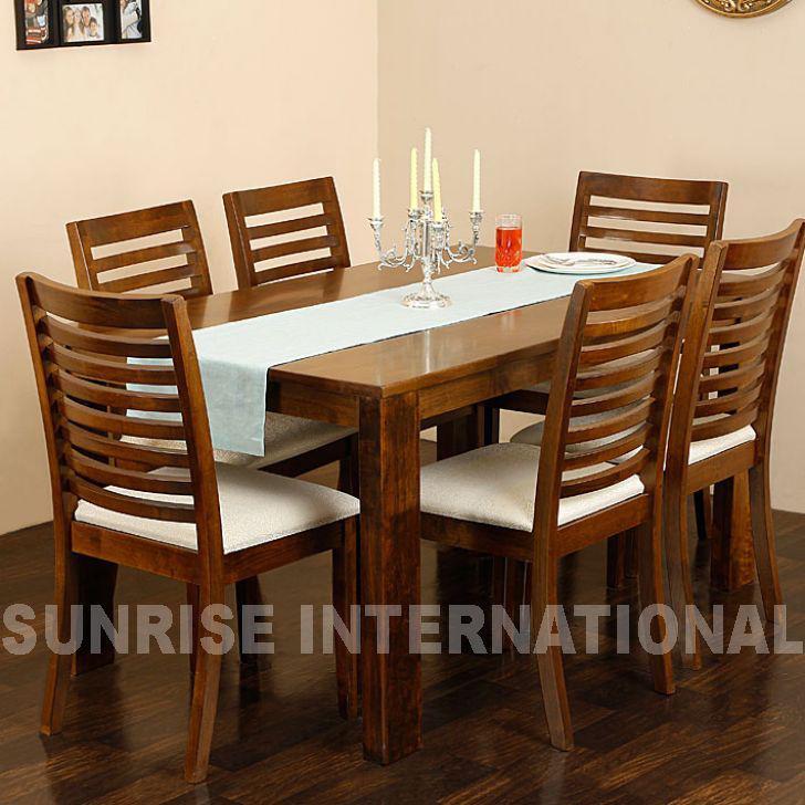 wooden dining room chairs with cushion