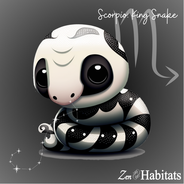 scorpio king snake snake reptile zodiac sign by Zen Habitats