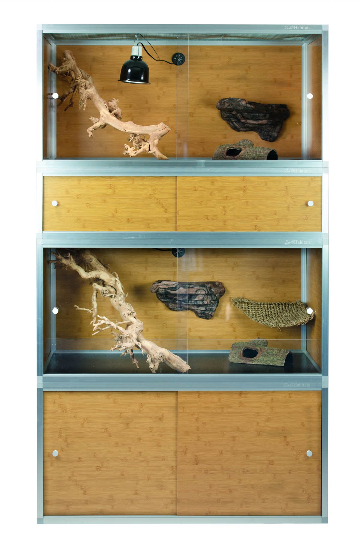 4 X2 X2 Reptile Enclosure W Wood Panels Zen Habitats