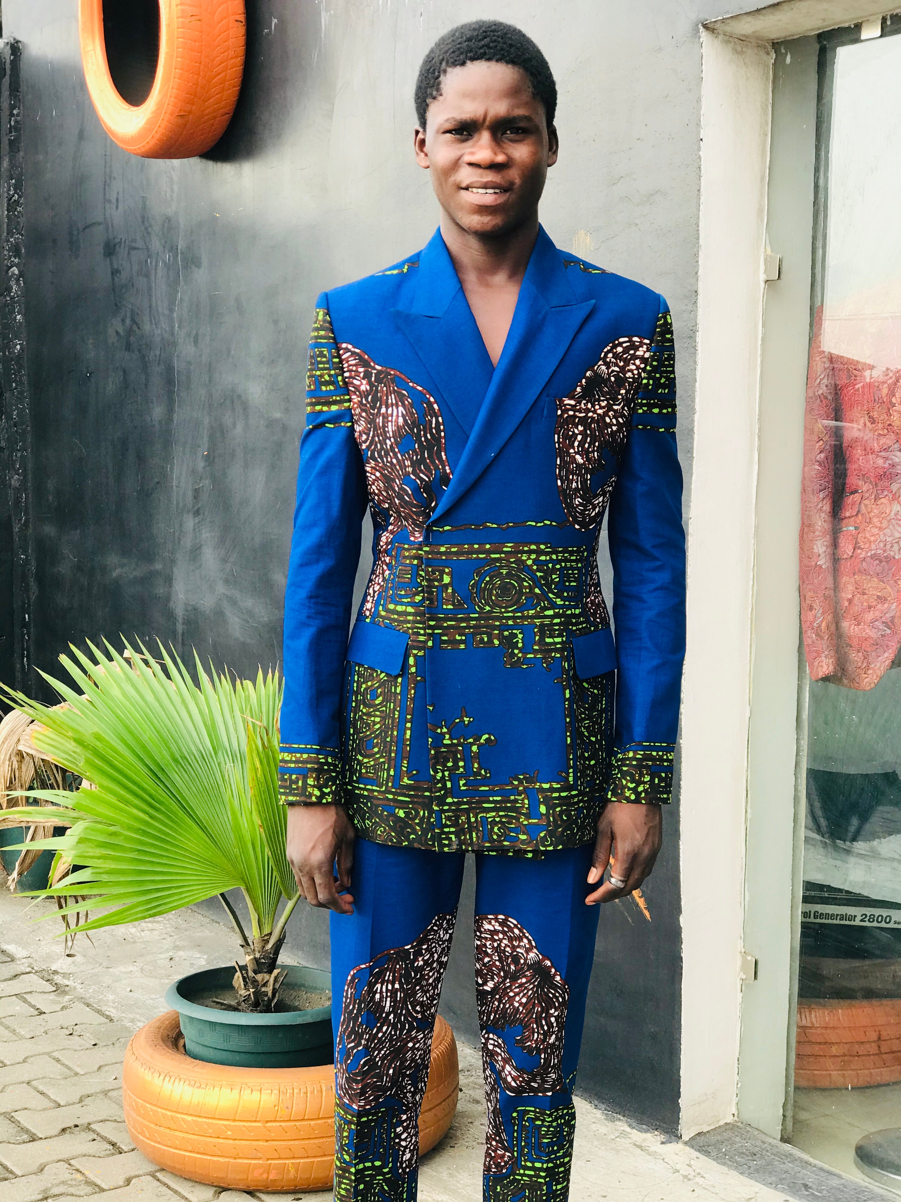 ankara suit