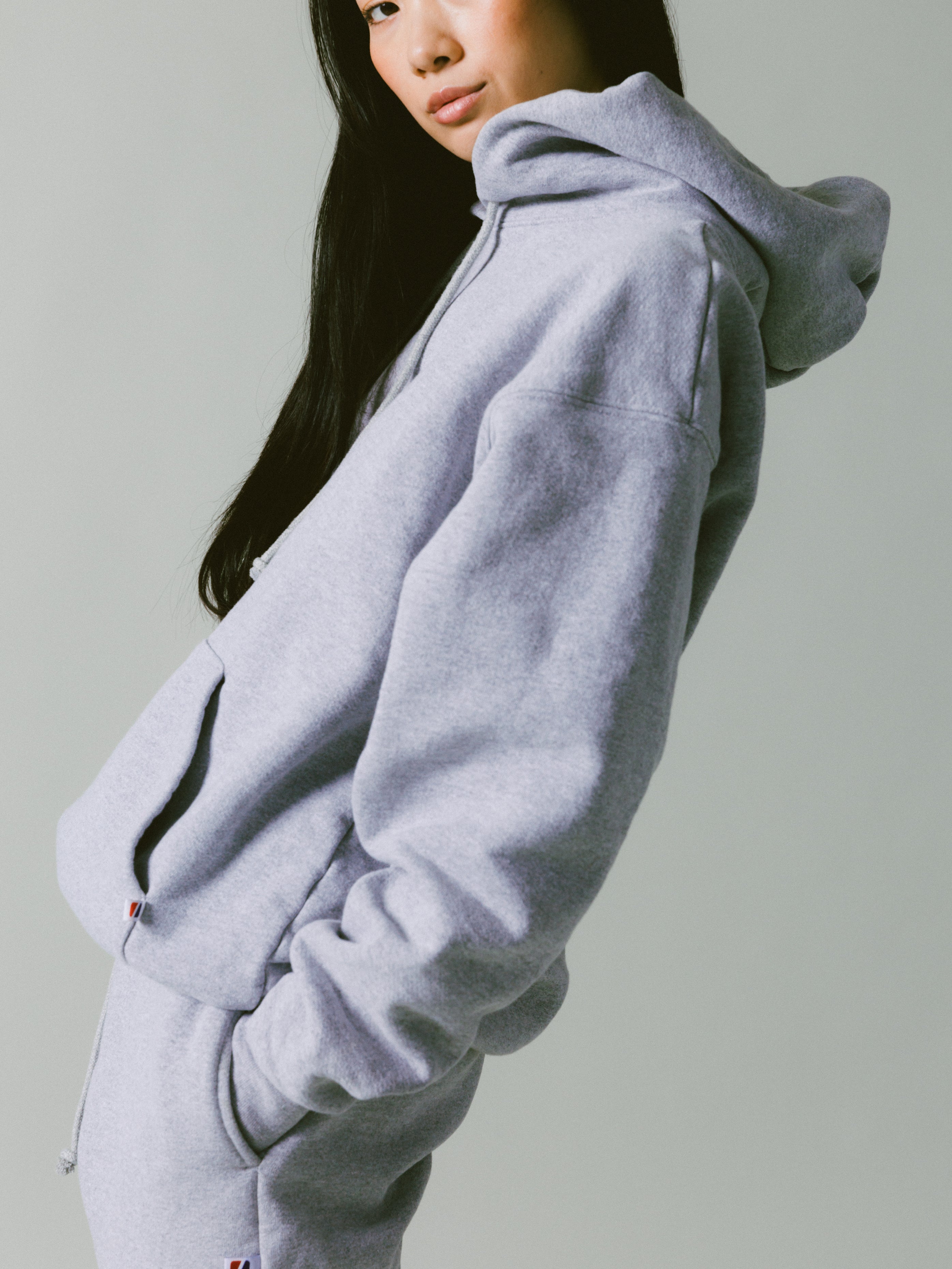 Work Fit Hoodie - Heather Grey