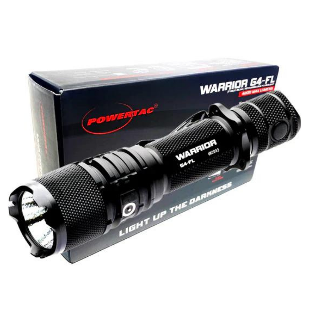 Powertac Warrior G4 FL - 4200 Lumen Flashlight