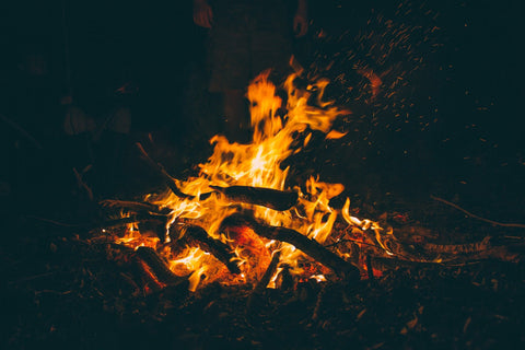 making campfire