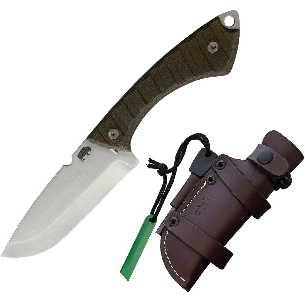 Lord & Field Frontiersman Survival Knife, 1095 Carbon Steel