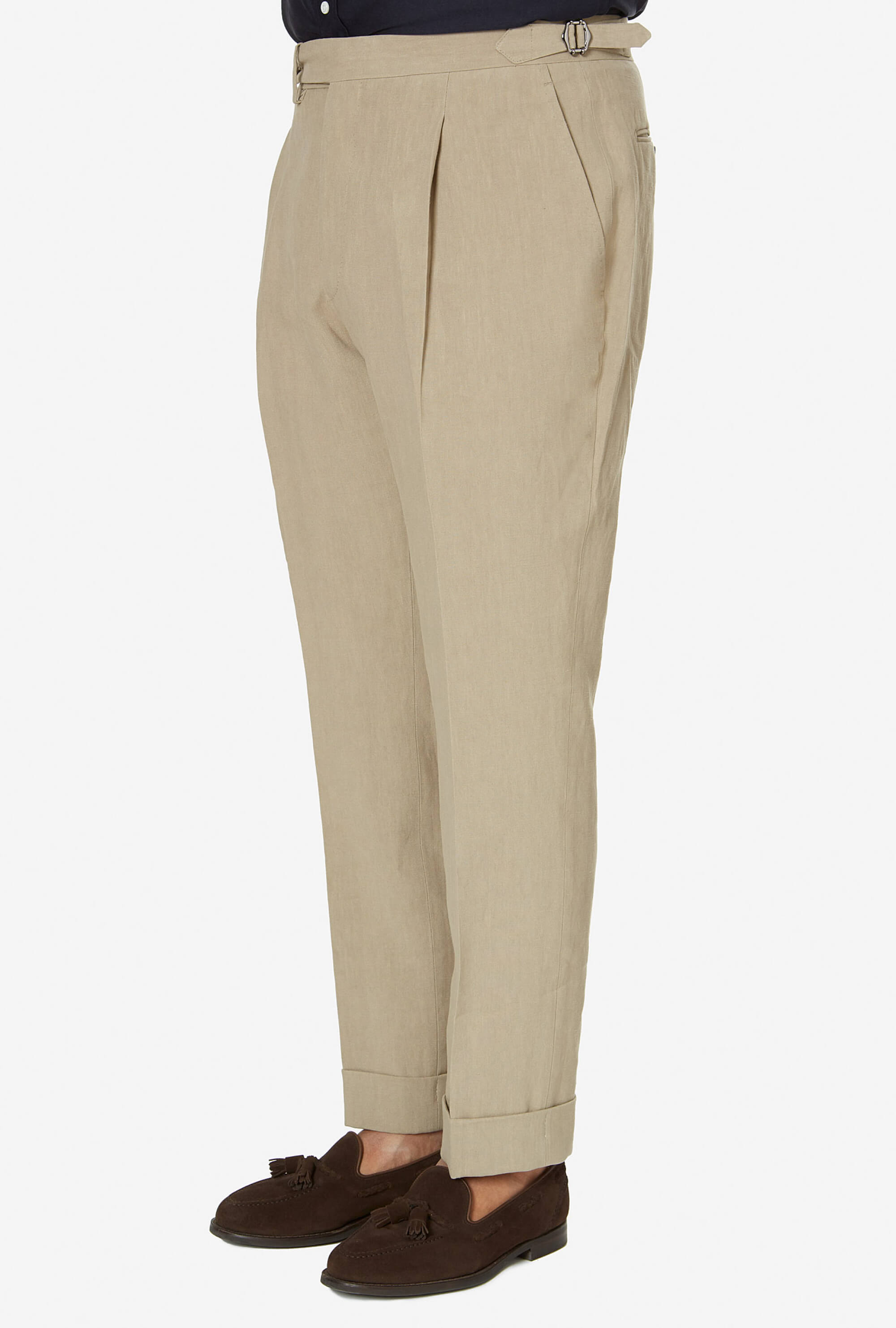 Tailored Trouser High-Twist Wool Mid Grey