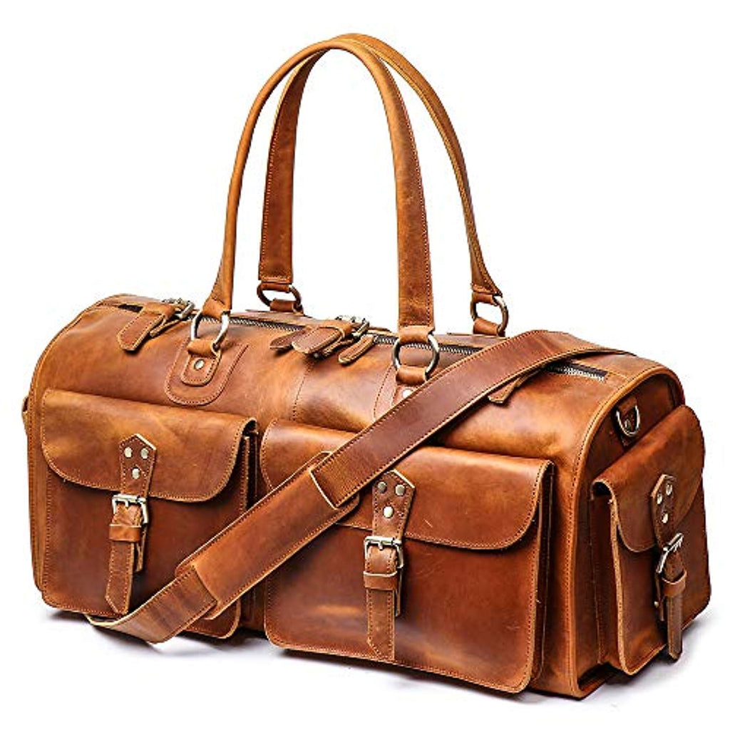 leather travel bag mens uk