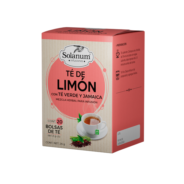 Té de Limón 20 Bolsas - Ecart