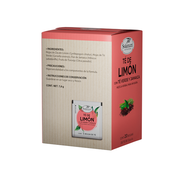 Té de Limón 20 Bolsas - Ecart