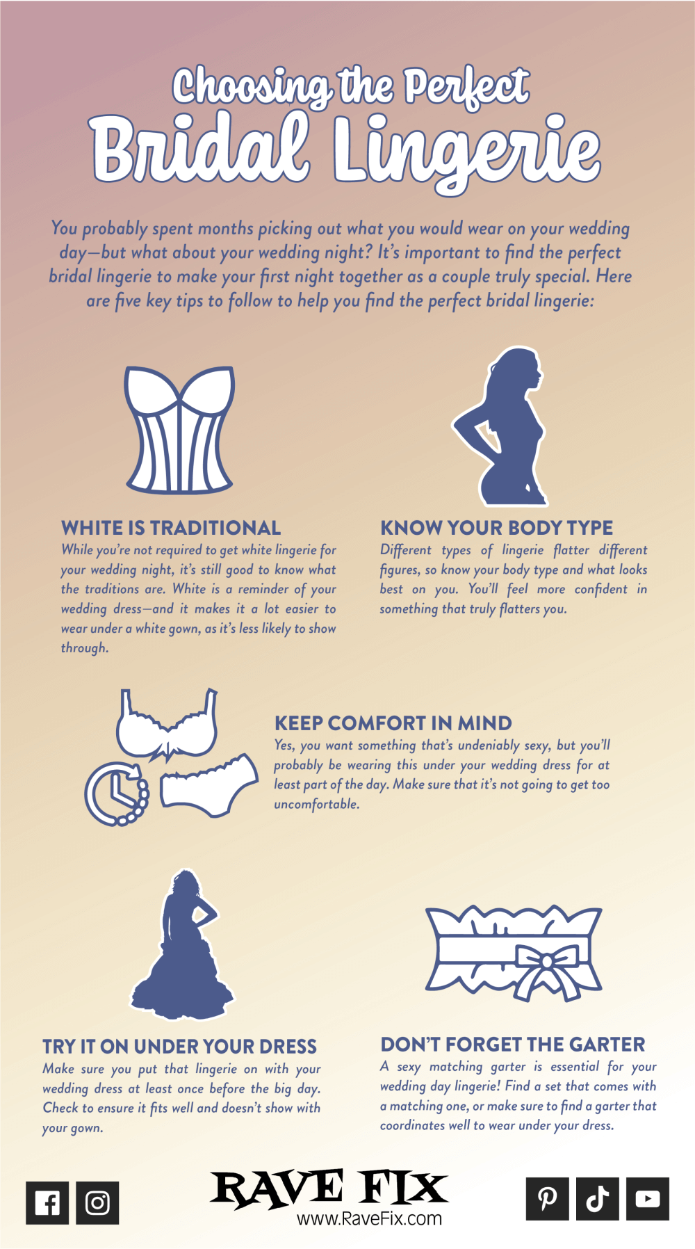 Tips on Choosing the Perfect Bridal Lingerie - Rave Fix