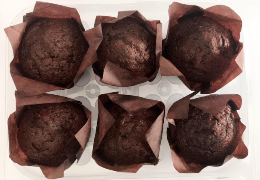 

Freshly Baked Chocolate Muffin 6 Pieces - set
