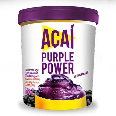 Purple Power Acai Sorbet مع Guarana Qualityfood Ae عبر الإنترنت سوبر ماركت البقالة التسوق