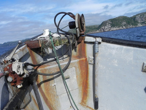 Front of Terry's boat